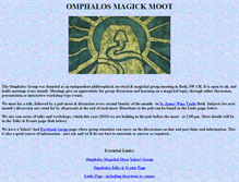 Tablet Screenshot of omphalos.org.uk